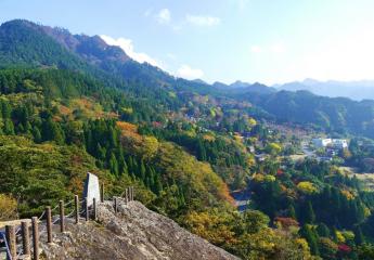 英彥山的絕色美景之地花見岩